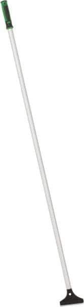 Unger - Stiff 1-Edge Scraper - 4" Blade Length, 48" Long Aluminum Handle - Apex Tool & Supply