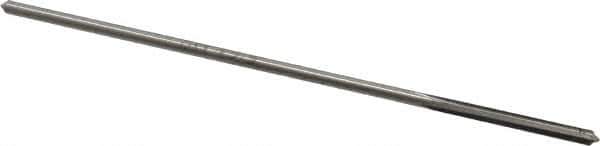 Interstate - 5/64" High Speed Steel 4 Flute Chucking Reamer - Straight Flute, 0.072" Straight Shank, 3/4" Flute Length, 3" OAL - Apex Tool & Supply