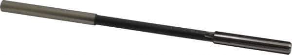 Interstate - 17/64" High Speed Steel Chucking Reamer - Straight Flute, 1/4" Straight Shank, 1-1/2" Flute Length, 6" OAL - Apex Tool & Supply