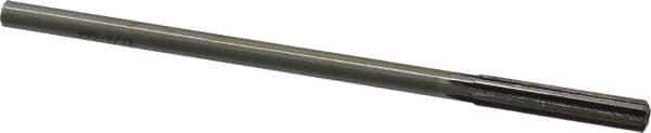 Interstate - 9/32" High Speed Steel Chucking Reamer - Straight Flute, 1/4" Straight Shank, 1-1/2" Flute Length, 6" OAL - Apex Tool & Supply