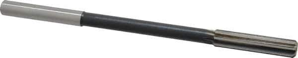 Interstate - 13/32" High Speed Steel Chucking Reamer - Straight Flute, 0.3105" Straight Shank, 1-3/4" Flute Length, 7" OAL - Apex Tool & Supply