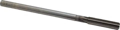 Interstate - 27/64" High Speed Steel Chucking Reamer - Straight Flute, 0.373" Straight Shank, 1-3/4" Flute Length, 7" OAL - Apex Tool & Supply