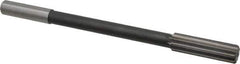 Interstate - 21/32" High Speed Steel Chucking Reamer - Straight Flute, 9/16" Straight Shank, 2-1/4" Flute Length, 9" OAL - Apex Tool & Supply