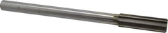 Interstate - 49/64" High Speed Steel Chucking Reamer - Straight Flute, 5/8" Straight Shank, 2-1/2" Flute Length, 9-1/2" OAL - Apex Tool & Supply