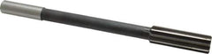 Interstate - 25/32" High Speed Steel Chucking Reamer - Straight Flute, 5/8" Straight Shank, 2-1/2" Flute Length, 9-1/2" OAL - Apex Tool & Supply