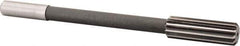 Interstate - 53/64" High Speed Steel Chucking Reamer - Straight Flute, 5/8" Straight Shank, 2-1/2" Flute Length, 9-1/2" OAL - Apex Tool & Supply