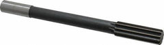 Interstate - 7/8" High Speed Steel Chucking Reamer - Straight Flute, 3/4" Straight Shank, 2-5/8" Flute Length, 10" OAL - Apex Tool & Supply