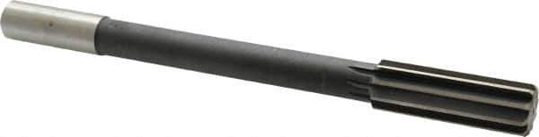 Interstate - 29/32" High Speed Steel Chucking Reamer - Straight Flute, 3/4" Straight Shank, 2-5/8" Flute Length, 10" OAL - Apex Tool & Supply