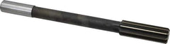 Interstate - 59/64" High Speed Steel Chucking Reamer - Straight Flute, 3/4" Straight Shank, 2-5/8" Flute Length, 10" OAL - Apex Tool & Supply