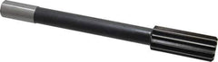 Interstate - 1-3/8" High Speed Steel Chucking Reamer - Straight Flute, 1" Straight Shank, 3-1/4" Flute Length, 12" OAL - Apex Tool & Supply