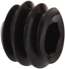 Value Collection - #6-32 UNC, 1/8" OAL, Cone Point Set Screw - Grade 8 Alloy Steel, 1/16" Key - Apex Tool & Supply