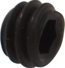 Value Collection - #8-32 UNC, 1/8" OAL, Cone Point Set Screw - Grade 8 Alloy Steel, 5/64" Key - Apex Tool & Supply