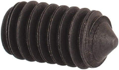 Value Collection - #8-32 UNC, 5/16" OAL, Cone Point Set Screw - Grade 8 Alloy Steel, 5/64" Key - Apex Tool & Supply