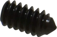 Value Collection - #10-24 UNC, 3/8" OAL, Cone Point Set Screw - Grade 8 Alloy Steel, 3/32" Key - Apex Tool & Supply