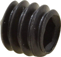 Value Collection - 1/4-20 UNC, 1/4" OAL, Cone Point Set Screw - Grade 8 Alloy Steel, 1/8" Key - Apex Tool & Supply