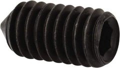 Value Collection - 5/16-18 UNC, 5/8" OAL, Cone Point Set Screw - Grade 8 Alloy Steel, 5/32" Key - Apex Tool & Supply