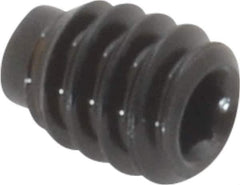 Value Collection - #6-32 UNC, 3/16" OAL, Half Dog Point Set Screw - Grade 8 Alloy Steel, 1/16" Key - Apex Tool & Supply