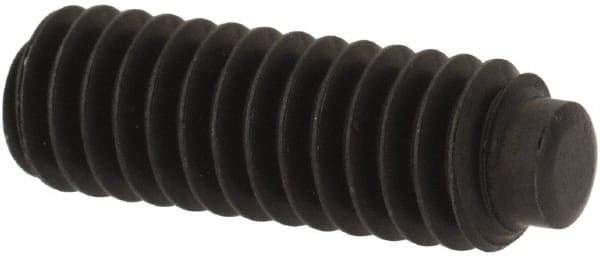 Value Collection - #8-32 UNC, 1/2" OAL, Half Dog Point Set Screw - Grade 8 Alloy Steel, 5/64" Key - Apex Tool & Supply