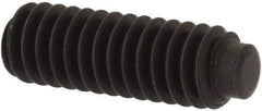 Value Collection - #8-32 UNC, 1/2" OAL, Half Dog Point Set Screw - Grade 8 Alloy Steel, 5/64" Key - Apex Tool & Supply
