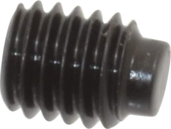 Value Collection - #10-32 UNF, 1/4" OAL, Half Dog Point Set Screw - Grade 8 Alloy Steel, 3/32" Key - Apex Tool & Supply