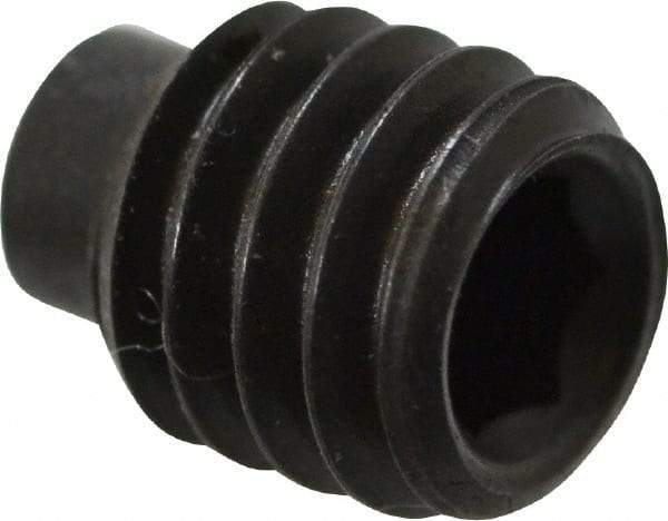 Value Collection - 5/16-18 UNC, 3/8" OAL, Half Dog Point Set Screw - Grade 8 Alloy Steel, 5/32" Key - Apex Tool & Supply