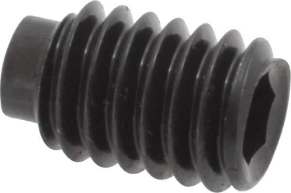 Value Collection - 5/16-18 UNC, 1/2" OAL, Half Dog Point Set Screw - Grade 8 Alloy Steel, 5/32" Key - Apex Tool & Supply