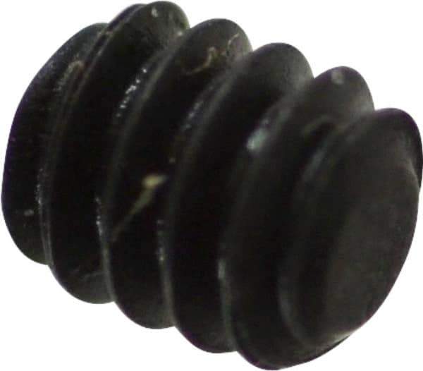 Value Collection - #4-40 UNC, 1/8" OAL, Flat Point Set Screw - Grade 8 Alloy Steel, 0.05" Key - Apex Tool & Supply