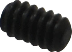 Value Collection - #4-40 UNC, 3/16" OAL, Flat Point Set Screw - Grade 8 Alloy Steel, 0.05" Key - Apex Tool & Supply