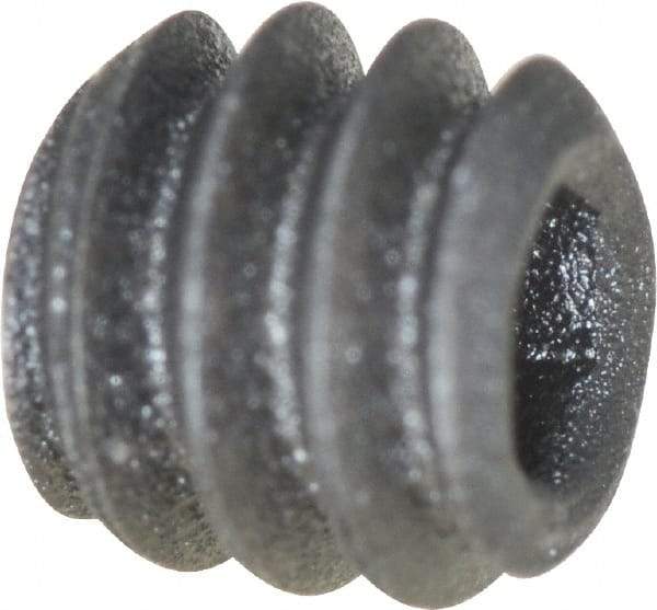 Value Collection - #6-32 UNC, 1/8" OAL, Flat Point Set Screw - Grade 8 Alloy Steel, 1/16" Key - Apex Tool & Supply