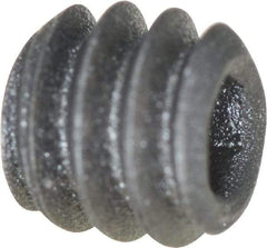 Value Collection - #6-32 UNC, 1/8" OAL, Flat Point Set Screw - Grade 8 Alloy Steel, 1/16" Key - Apex Tool & Supply