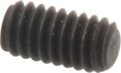 Value Collection - #8-32 UNC, 5/16" OAL, Flat Point Set Screw - Grade 8 Alloy Steel, 5/64" Key - Apex Tool & Supply
