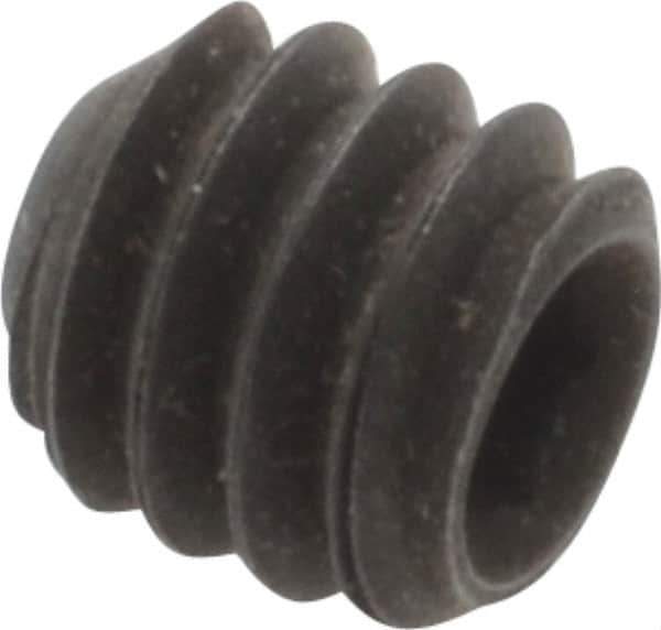 Value Collection - 1/4-20 UNC, 1/4" OAL, Flat Point Set Screw - Grade 8 Alloy Steel, 1/8" Key - Apex Tool & Supply