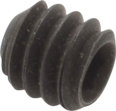 Value Collection - 1/4-20 UNC, 1/4" OAL, Flat Point Set Screw - Grade 8 Alloy Steel, 1/8" Key - Apex Tool & Supply