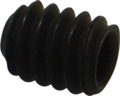 Value Collection - 1/4-20 UNC, 5/16" OAL, Flat Point Set Screw - Grade 8 Alloy Steel, 1/8" Key - Apex Tool & Supply