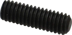 Value Collection - 5/16-18 UNC, 1" OAL, Flat Point Set Screw - Grade 8 Alloy Steel, 5/32" Key - Apex Tool & Supply