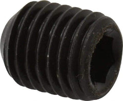Value Collection - 5/16-24 UNF, 3/8" OAL, Flat Point Set Screw - Grade 8 Alloy Steel, 5/32" Key - Apex Tool & Supply