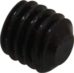 Value Collection - 3/8-16 UNC, 3/8" OAL, Flat Point Set Screw - Grade 8 Alloy Steel, 3/16" Key - Apex Tool & Supply