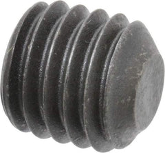 Value Collection - 1/2-13 UNC, 1/2" OAL, Flat Point Set Screw - Grade 8 Alloy Steel, 1/4" Key - Apex Tool & Supply