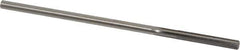 Interstate - #1 High Speed Steel Chucking Reamer - Straight Flute, 0.2173" Straight Shank, 1-1/2" Flute Length, 6" OAL - Apex Tool & Supply