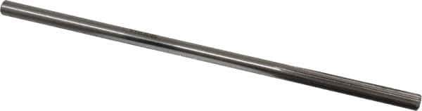 Interstate - #2 High Speed Steel Chucking Reamer - Straight Flute, 0.2173" Straight Shank, 1-1/2" Flute Length, 6" OAL - Apex Tool & Supply