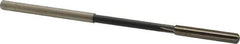 Interstate - #4 High Speed Steel Chucking Reamer - Straight Flute, 0.2016" Straight Shank, 1-1/4" Flute Length, 5" OAL - Apex Tool & Supply