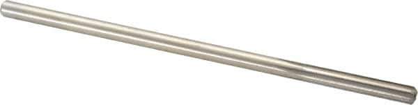 Interstate - #12 High Speed Steel Chucking Reamer - Straight Flute, 0.1805" Straight Shank, 1-1/8" Flute Length, 4-1/2" OAL - Apex Tool & Supply