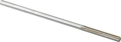 Interstate - #14 High Speed Steel Chucking Reamer - Straight Flute, 0.1755" Straight Shank, 1-1/8" Flute Length, 4-1/2" OAL - Apex Tool & Supply