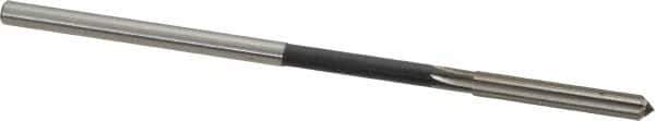 Interstate - #15 High Speed Steel Chucking Reamer - Straight Flute, 0.1755" Straight Shank, 1-1/8" Flute Length, 4-1/2" OAL - Apex Tool & Supply