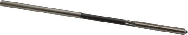 Interstate - #20 High Speed Steel Chucking Reamer - Straight Flute, 0.153" Straight Shank, 1-1/8" Flute Length, 4-1/2" OAL - Apex Tool & Supply