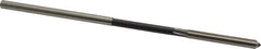 Interstate - #20 High Speed Steel Chucking Reamer - Straight Flute, 0.153" Straight Shank, 1-1/8" Flute Length, 4-1/2" OAL - Apex Tool & Supply
