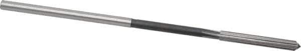 Interstate - #21 High Speed Steel Chucking Reamer - Straight Flute, 0.153" Straight Shank, 1-1/8" Flute Length, 4-1/2" OAL - Apex Tool & Supply