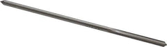 Interstate - #32 High Speed Steel 4 Flute Chucking Reamer - Straight Flute, 0.112" Straight Shank, 7/8" Flute Length, 3-1/2" OAL - Apex Tool & Supply