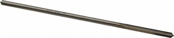 Interstate - #34 High Speed Steel 4 Flute Chucking Reamer - Straight Flute, 0.1055" Straight Shank, 7/8" Flute Length, 3-1/2" OAL - Apex Tool & Supply