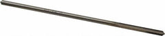 Interstate - #34 High Speed Steel 4 Flute Chucking Reamer - Straight Flute, 0.1055" Straight Shank, 7/8" Flute Length, 3-1/2" OAL - Apex Tool & Supply